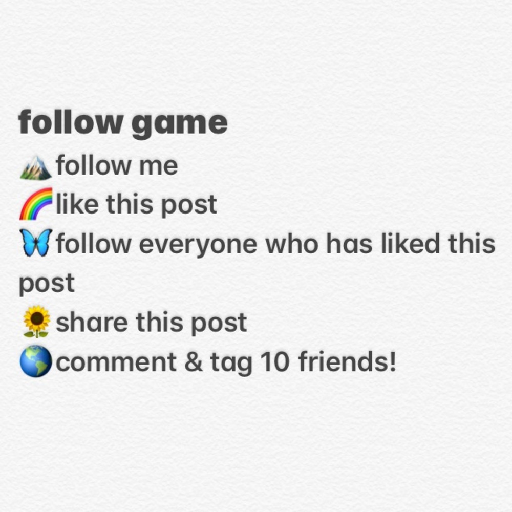 FOLLOW GAME!